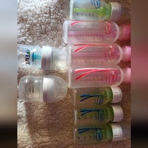 Dr. Browns bottles and Philips Avent bottles